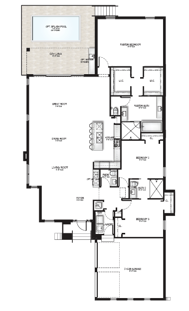 Villa Unit B Floorplan