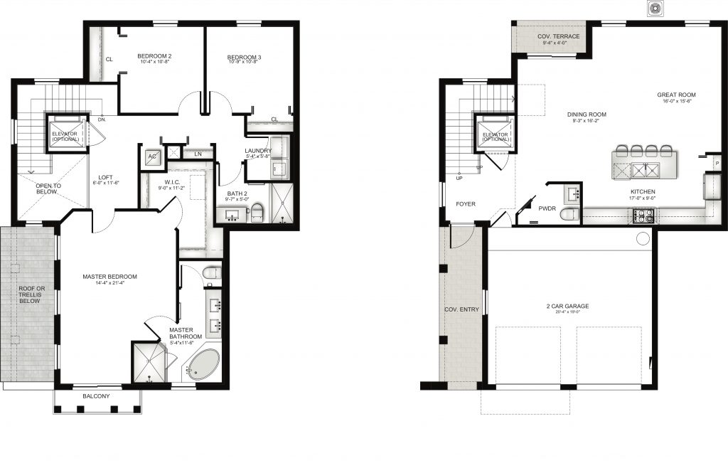 Floorplans - Marina Villas at Cape Harbour