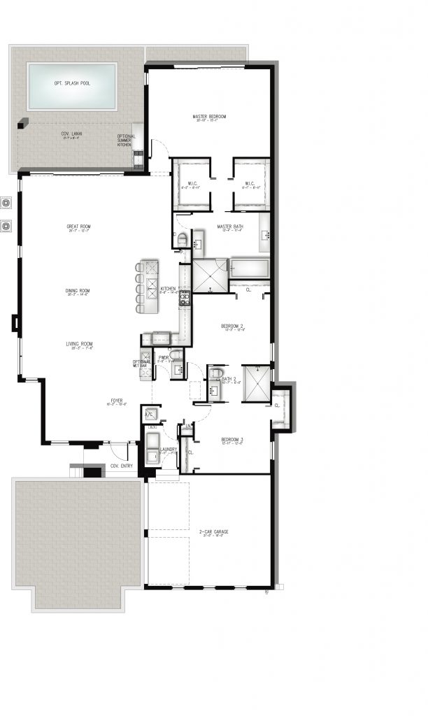 Villa Unit B Floorplan